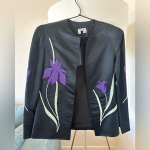 100% Silk Embroidered Jacket